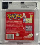 Pokémon Red Version Game Boy Complete In Box WATA 9.0 CIB!