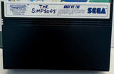Sega Mastered System The Simpsons Bart vs The Space Mutants CIB + Poster MINT!