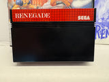 Sega Master System Renegade CIB Complete In Box MINT!
