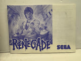 Sega Master System Renegade CIB Complete In Box MINT!