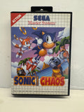 Sega Master System Sonic the Hedgehog Chaos CIB Complete In Box!