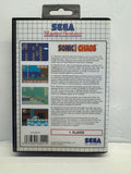 Sega Master System Sonic the Hedgehog Chaos CIB Complete In Box!