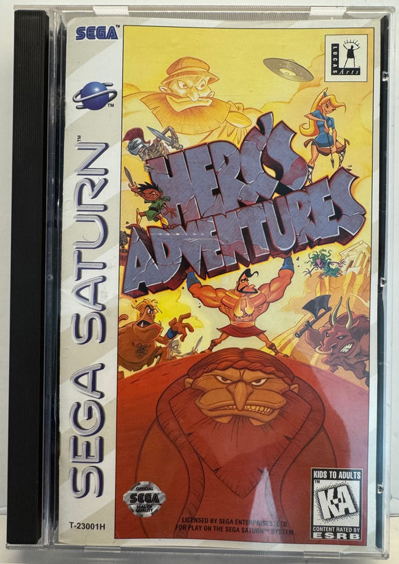 Herc's Adventures Sega Saturn CIB Complete In Box!