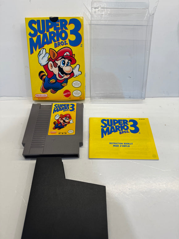Super Mario Bros. 3 CIB Complete In Box NEAR MINT!