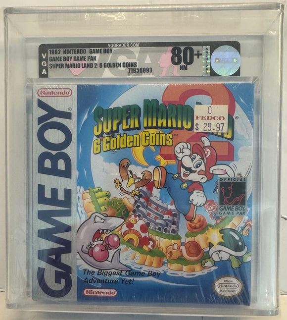 Nintendo Game Boy Super Mario Land 2 Sealed VGA 80+ Not Wata or CGC!