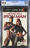 Invincible Iron Man #7 CGC 9.8 (2016) 1st Riri Williams Cameo!