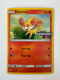 Pokemon TCG Fennekin 15/131 Sun & Moon Forbidden Light Holo Rare