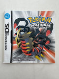 Pokemon Platinum Version 2009 Nintendo DS CIB w/ Manual