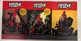 Hellboy Volume 1-3 Dark Horse Mike Mignola Bundle Trade Paper Back TPB