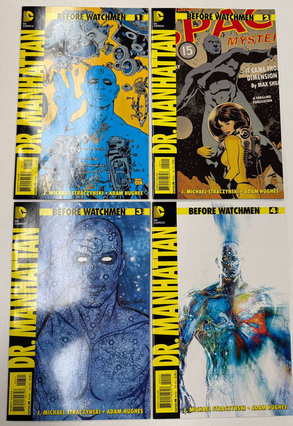 Before Watchmen Dr. Manhattan #1-4 DC 2012 (NM+) 1:25 Variant Set