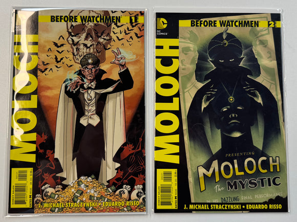 Before Watchmen Moloch #1-2 DC 2012 (NM+) 1:25 Variant Set