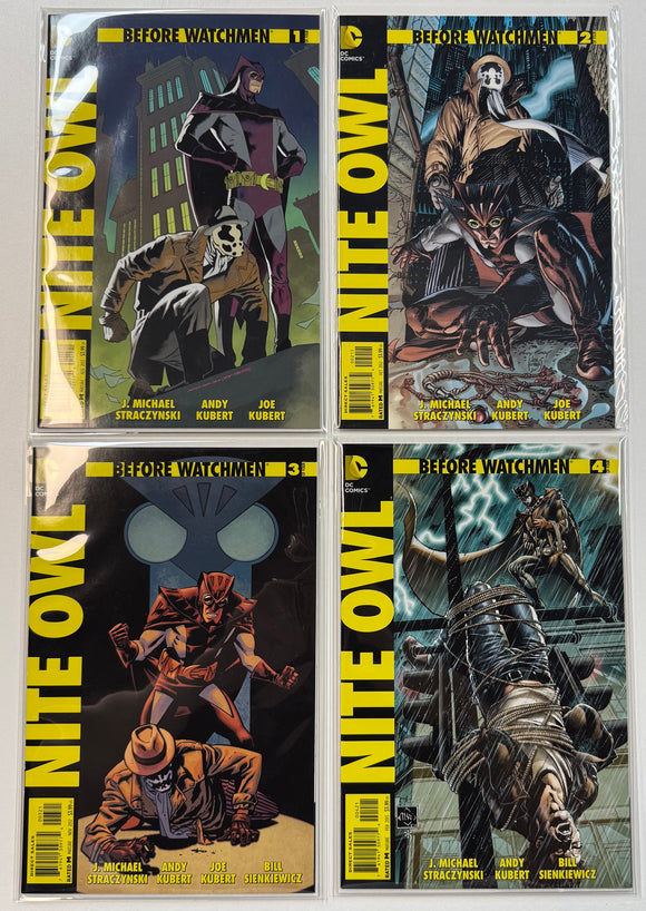 Before Watchmen Nite Owl #1-4 DC 2012 (NM+) 1:25 Variant Set