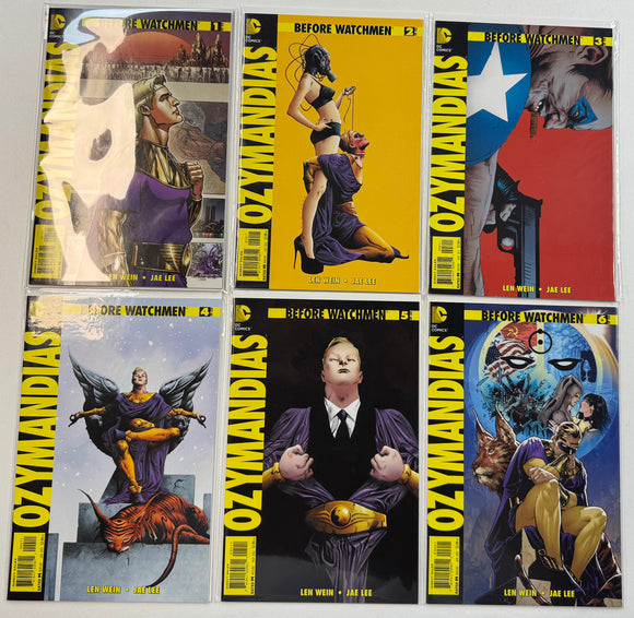 Before Watchmen Ozymandias #1-6 DC 2012 (NM+) 1:25 Variant Set
