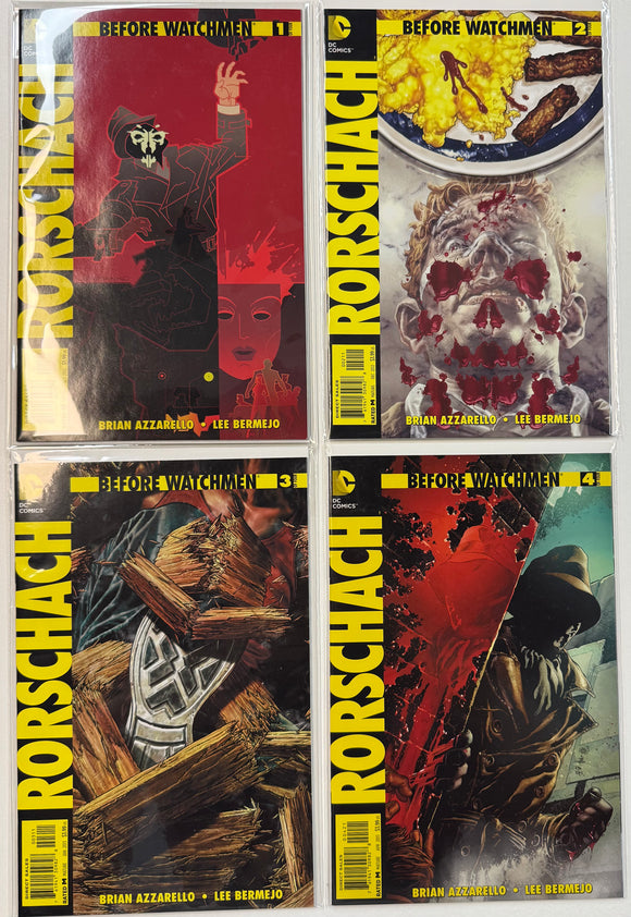 Before Watchmen Rorschach #1-4 DC 2012 (NM+) 1:25 Variant Set