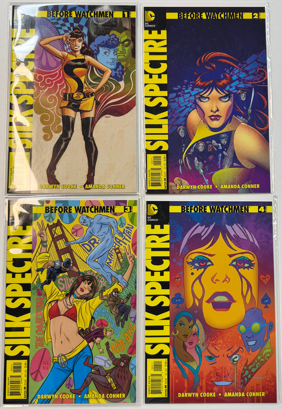 Before Watchmen Silk Spectre #1-4 DC 2012 (NM+) 1:25 Variant Set