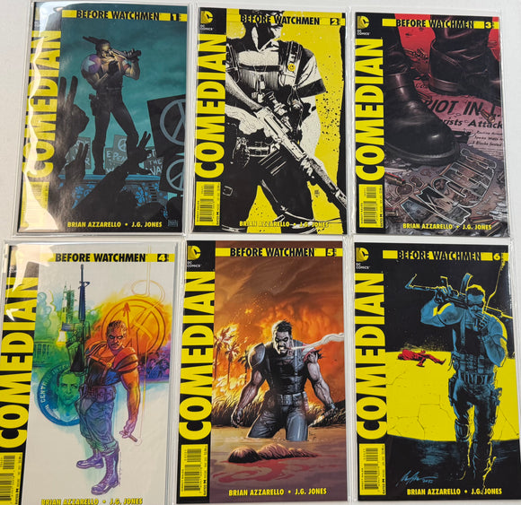 Before Watchmen Comedian #1-6 DC 2012 (NM+) 1:25 Variant Set