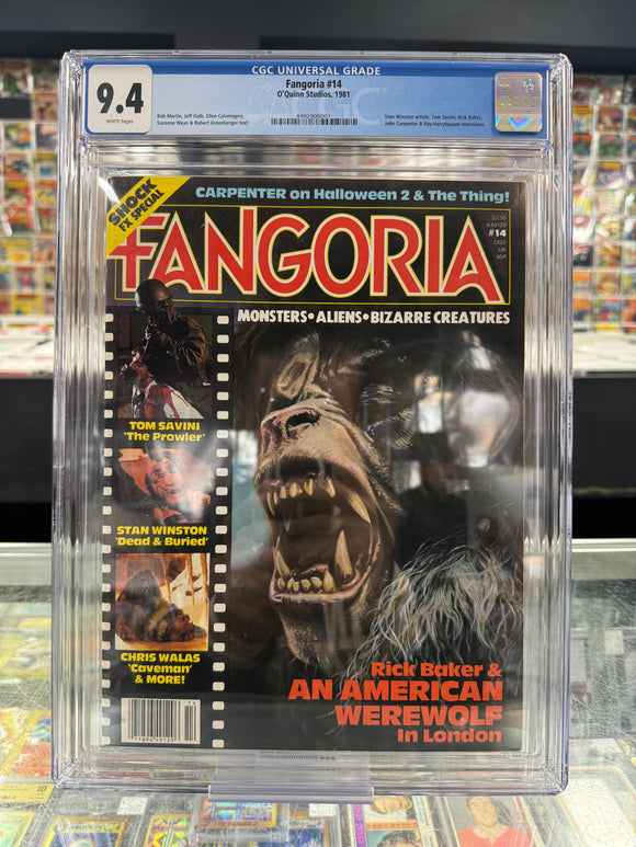 Fangoria 14 CGC 9.4