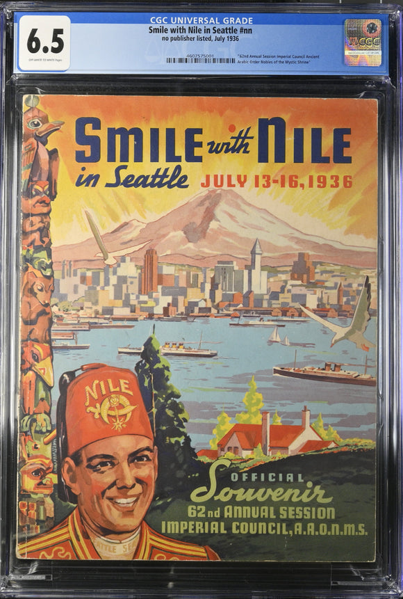 Smile with Nile in Seattle #nn CGC 6.5 (1936)