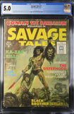 Savage Tales #1 CGC 5.0 (1971) Origin & 1st App. of Man-Thing! 2nd Conan!