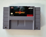 Mortal Kombat II Loose Cart SNES Super Nintendo Entertainment System!