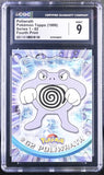 Pokémon Topps English Poliwrath #62 1999 Series 1 4th Print CGC 9 MINT