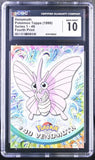 Pokémon Topps English Venomoth #49 Series 1 4th Print CGC GEM MINT 10
