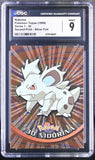 Pokémon Topps Nidorina #30 Series 1 2nd Print Silver Foil CGC 9 MINT