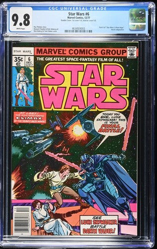 Star Wars #6 CGC 9.8 (1977) RARE DOUBLE COVER!