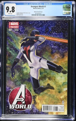 Avengers World #1 CGC 9.8 (2014) Milo Manara Variant Cover!