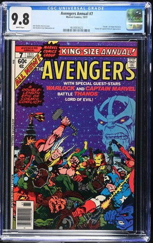 Avengers Annual #7 CGC 9.8 (1977) 1st App. of all 6 Infinity Stones!