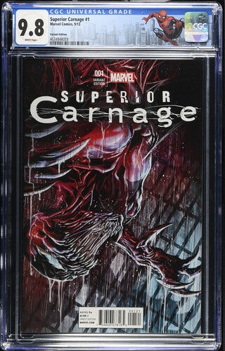 Superior Carnage #1 CGC 9.8 (2013) Marco Checchetto Variant Cover!