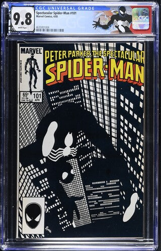 Spectacular Spider-Man #101 CGC 9.8 (1985) Negative Space Cover
