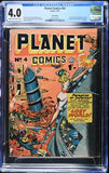 Planet Comics #63 CGC 4.0 (1951) U.K. Price Variant! Good Girl Art!