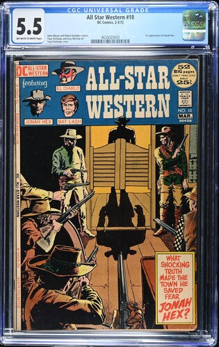 All Star Western #10 CGC 5.5 (1972) 1st Appearance of Jonah Hex!