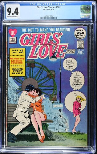 Girls' Love Stories #161 CGC 9.4 (1971) Bronze Age DC Romance!