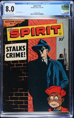 Spirit #10 CGC 8.0 (1947) Quality Comics - Reed Crandall Cover