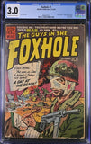 Foxhole #1 CGC 3.0 (1954) Jack Kirby War Cover, Highly sought after!!