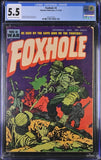 Foxhole #2 CGC 5.5 (1954) Jack Kirby War Cover & Story!