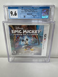 Epic Mickey: Power of Illusion Nintendo 3DS CGC 9.6 B+ SEALED!