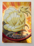 Topps Pokemon Series 1 #38 Ninetales Black Label Targets Rainbow Foils