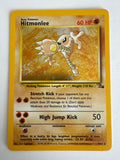 Pokemon TCG Hitmonlee 21/62 Fossil Foil Holo