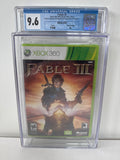 Fable III Xbox 360 NOT FOR RESALE CGC 9.6 A+ SEALED! Rare Singapore Variant!