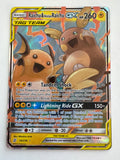 Pokemon TCG Raichu & Alolan Raichu GX Tag Team 54/236 Unified Minds