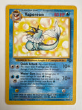 Pokémon TCG Vaporeon Jungle Non-Holo Rare 28/64