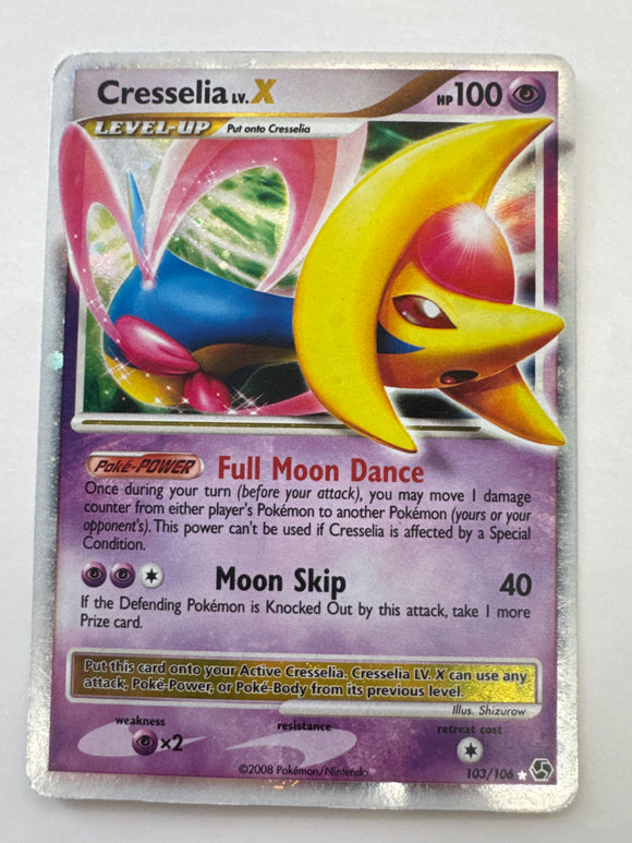 Pokemon TCG Cresselia LV. X 103/106 Great Encounters – Ultimate Key ...