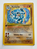 Pokemon TCG Machamp 8/102 Base Set Unlimited Holo Rare