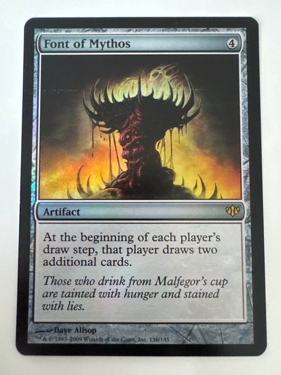 mtg mythos cards MTG 2009 Font of Mythos 136/145 Foil Magic the Gathering – Ultimate Key Issue Comics