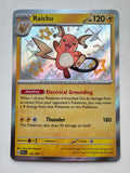 Pokemon TCG Raichu 132/091 Paldean Fates Rare