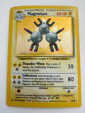 Pokemon TCG Magneton 9/102 Base Set Unlimited Holo Rare