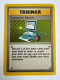 Pokemon TCG Trainer Computer Search 71/102 Non Holo Base Set